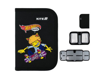 Пенал без наполнения Hot Wheels Skate, Kite