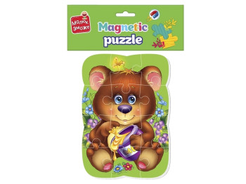 Магнітні пазли А5 Малюк зможе Ведмежа, Vladi Toys
