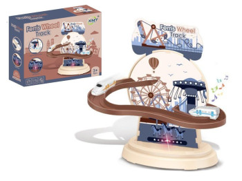 Конструктор електричний Ferris Wheel Track 18 см, рух та підсвічування, музичний