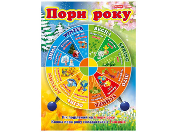 Плакат "Пори року • Дні тижня", 1-9 років, Ранок