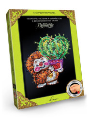 Набор для творчества Мозаика из пайеток Ёжик, Danko Toys