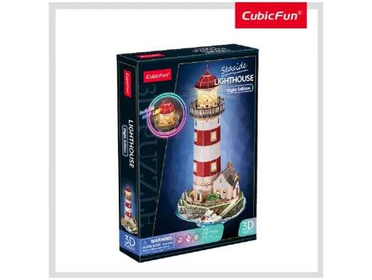 Трехмерная головоломка-конструктор с подсветкой LED Маяк. Cubic Fun L540h