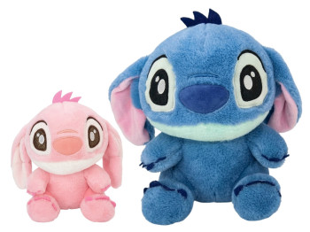 Игрушка мягкая Stitch с большими глазами, 30 см, 2 цвета (цена за 1шт)