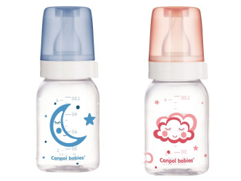 Пляшка скляна 120 мл. Canpol Babies 42/102