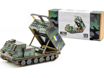 Дерев'яний 3D конструктор M270, 125 деталей