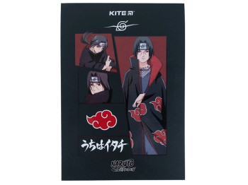 Блокнот-планшет в клетку A5, 50 листов, Naruto Shippuden, Kite