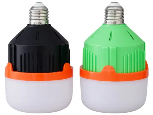 Аккумуляторная LED-лампочка с автоматическим переключением, 25 Вт, 2×1200 мА·ч