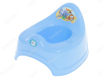 Горшок з музикою блакитний Сафарі. Tega Baby PO-039-126