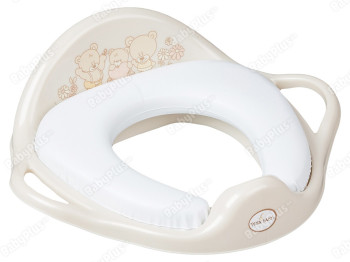 Туалетне сидіння М'яке Медведики бежеве. Tega Baby MS-020-119