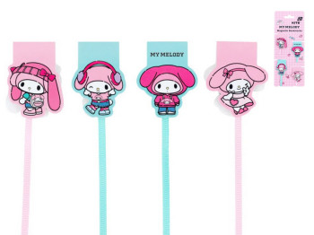 Набор магнитных закладок-ляссе My Melody, 4 шт., Kite