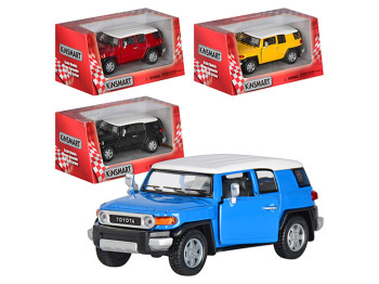 Машинка металлическая инерционная TOYOTA FJ CRUISER. Kinsmart KT 5343 W