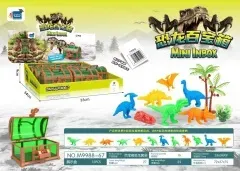 Набір фігурок динозаврів Mini Dinox у скрині