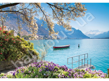 Пазлы картонные 1000 элементов серия 10 MONTREUX RIVIERA, Danko Toys