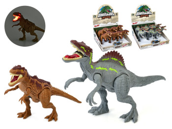 Іграшка динозавр зі звуком Dinosaur KQX165-81-82, 36 см, світиться та відтворює звук