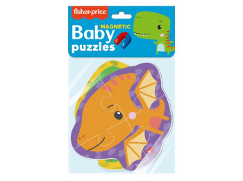 Магнітні бебі пазли Fisher Price, Динозаврики, Vladi Toys