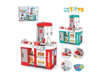 Игровая кухня со звуком 922-46-46A, 72,5 см, свет и вода, интерактивная, Limo Toy