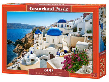 Пазли Summer in Santorini, 500 елементів, Castorland B-53575