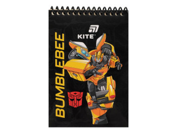 Блокнот А6 на спирали Kite Transformers TF26-196, 48 листов, нелинированный