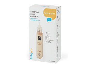 Аспіратор для носа електронний з LCD екраном, BabyOno 1470/01