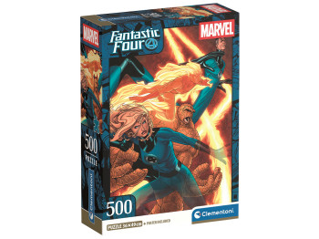 Пазлы Фантастическая четверка Marvel Clementoni, 500 элементов