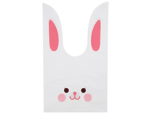 Подарочные пакеты Rabbit с ушками, 16×27 см, 10 шт (цена за упаковку)