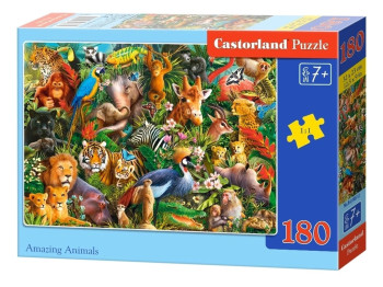 Пазлы Удивительные животные, 180 элементов, Castorland