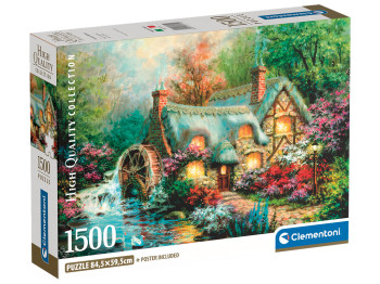 Пазлы Сельская хижина Clementoni, 1500 элементов