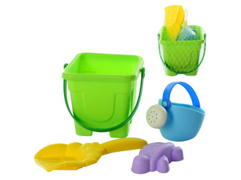 Набор для песочницы мягкий с ведром HG-857, 18 см, BabyToys