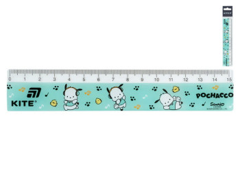 Линейка пластиковая Kite Pochacco, PC26-090, 15 см