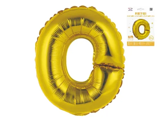 Куля фольгована літера O Party Go, 40 см, золота