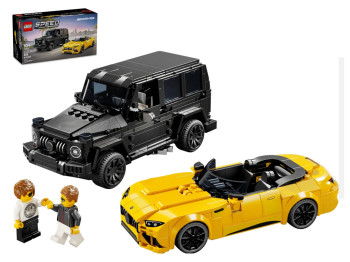 Конструктор LEGO Speed Champions Mercedes-AMG G 63 и Mercedes-AMG SL 63, 808 деталей