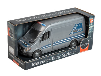 Машинка полицейская Mercedes-Benz Sprinter 39665 25 см, открывающаяся дверь, Tigres