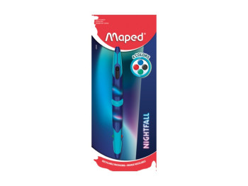 Ручка кулькова Maped NIGHTFALL 4 кольори, 0.7 мм