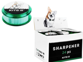 Точилка з контейнером кругла Dogs, Kite
