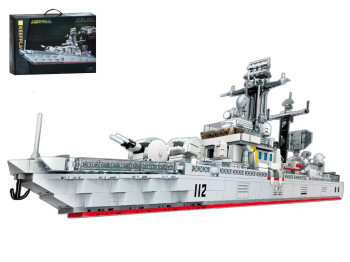 Конструктор 23028 авианосец Keeppley, 1621 деталь, масштаб 1:669, сборная модель, пластик
