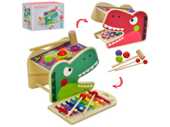 Деревянная игрушка развивающий центр. MD 1847