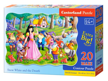 Пазлы Белоснежка, 20 элементов, Castorland