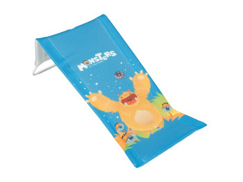 Лежак для купання з малюнком Монстрики блакитний. Tega Baby MN-026-126