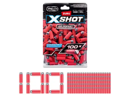 Набор игрушечный патронов X-Shot, Pro Series, 100 патронов, Zuru 36601R