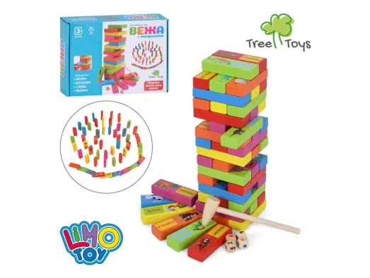 Деревянная игрушка обучающая игра Башня. Tree Toys MD 2336