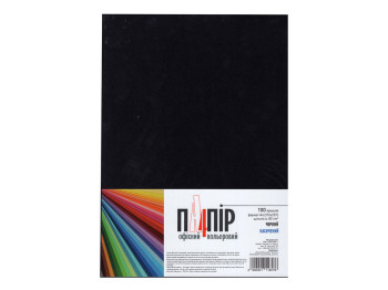 Папір А4 IQ Color B100 чорний. 100 аркушів