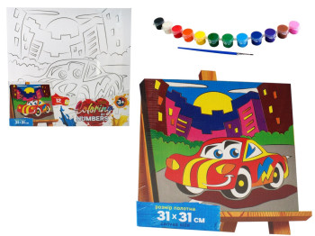 Набор для творчества Раскраска по номерам Coloring by numbers 31х31см, Danko Toys
