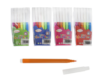 Фломастери PVC 6 кольорів