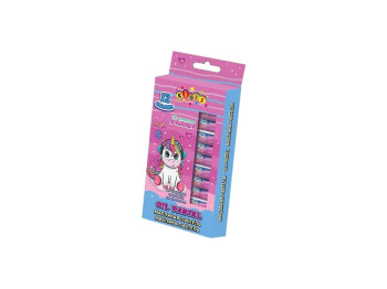 Пастель масляна 12 кольорів Unicorn Dreams, Kidis 7698
