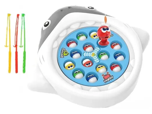 Игра рыбалка музыкальная Baby Fish 28 см, вращающаяся и воспроизводящая звук