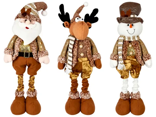 Фігура новорічна "Santa&Co" 110см (ноги-телескоп) R96523