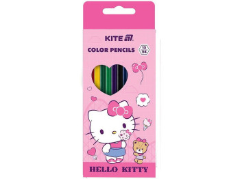 Карандаши цветные двусторонние 12 шт, Hello Kitty, Kite