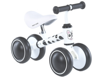 Біговел дитячий  біло-чорний бульдог. Profi Kids 6 д.MBB 1017-4D