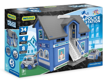 Игровой гараж полицейская станция Play House Wader 25420