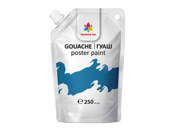 Гуашь Голубая, 250 мл